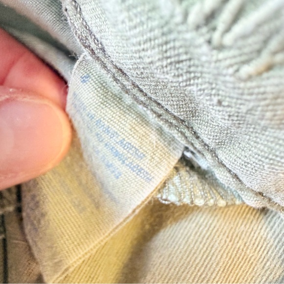 VNTG 2011 American Eagle Olive Green Cargo Pants - Straight Leg - Picture 5 of 15